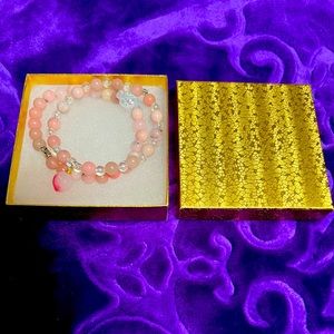 Natural crystals different colors from with beautiful box each bracelets $10